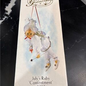 July's Ruby 'Contentment' Ornament
